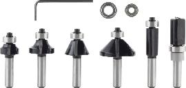 Bosch PRO Kantenfräser-Set, Schaft 8&nbsp;mm, 6-tlg. Produktbild