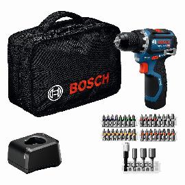Bosch PRO Combo Kit GSR 12V-32 + Starter-Set und Zubehör Produktbild
