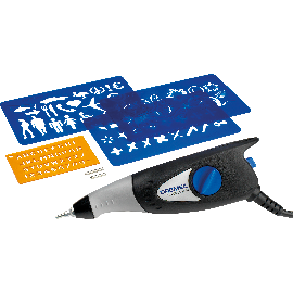 Dremel Gravierer 290-3 Hobby (35 W) mit 3 Zubehöre, 4 Designschablonen Produktbild