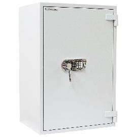 Rottner OB-Feuerschutztresor, Diamant Super, 100, m.elektro.Zahlenschl., Stahl lichtgrau Produktbild