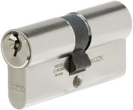 ABUS, Profilzylinder, A83N, Messing vernickelt Produktbild