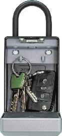ABUS, Schlüsselbox, KeyGarage, 797, mit Bügel und Zahlenschloss, schwarz, Metall Produktbild