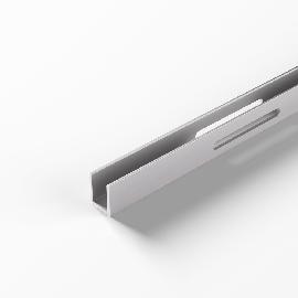 HALEMEIER Vitrine-Einbauprofil,L 564mm, GlasLine up&down, alufarben Produktbild