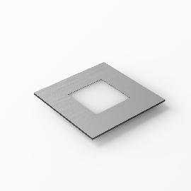 HALEMEIER Möbel-LED Spot-Leuchten, QuadroPoint, warmweiß, edelstahloptik Produktbild