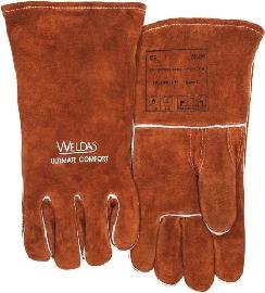 WELDAS Schweißerhandschuh braun Gr. XL,34cm 1Paar WELDAS Produktbild