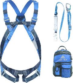 DELTAPLUS Auffangsystem Set,S-L Hubarbeitsbühnen Verbindung mit Karabiner max. Länge 1,8m, Produktbild