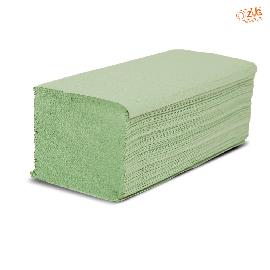 ZVG Handtuch V-Falz 1-lagig, grün ca. 25 x 23 cm Produktbild