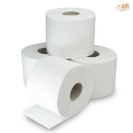 ZVG Toilettenpapier 2-lagig, weiß 400 Blatt/Rolle Produktbild