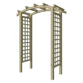 ROSE Bogenpergola ca.160x220x62cm Produktbild