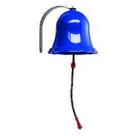 RING Glocke blau m.Schrauben/Halterung Produktbild