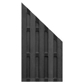 EMDEN Ecke ANTHRAZIT 90x180/90cm WPC Produktbild