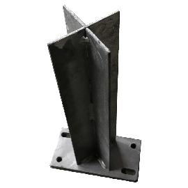 Aufschraubträger 300x160x88mm feuerverz. Produktbild