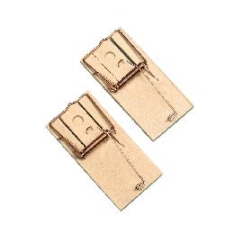 floraworld Mausefalle 10x5 cm Hartholz 2 Stück Produktbild