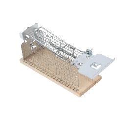 floraworld Lebend-Mausefalle 15x6x7,5 cm Drahtkäfig Produktbild