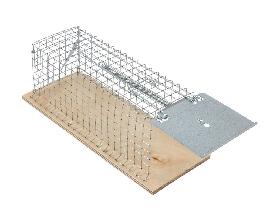 floraworld Lebend-Rattenfalle 30x12x13cm Drahtkäfig Produktbild