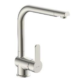 SCHÜTTE Spültischarmatur HD RIO Edelstahloptik Produktbild