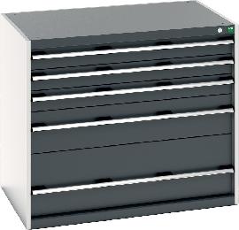 bott Schubladenschrank mit 5 Schubladen1050x750x900 Produktbild