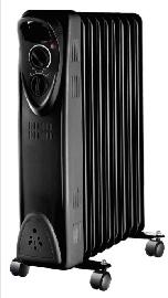 FORTIS Ölradiator schwarz 900/1100/2000 Watt FORTIS Bau Produktbild