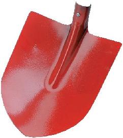 FORTIS Frankfurter Schaufel, rot, Gr.5, gehärtet FORTIS Bau Produktbild