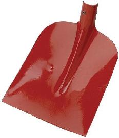 FORTIS Holsteiner Schaufel, rot, Gr.2, gehärtet FORTIS Bau Produktbild
