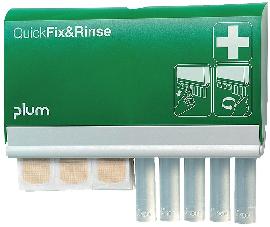 plum Spender QickFix u. Rinse Pflaster u nd Ampullen Produktbild