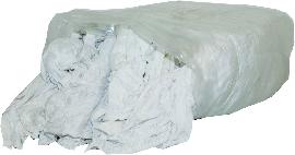 Trikotputzlappen reinweiß nach DIN 61650 sehr gute Saug-Polierfähigkeit 10kg Pack Produktbild