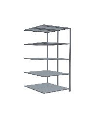 SCHULTE Lagertechnik AR Steck-Doppel MULTIplus 2x5 Bd. 2000x1000x(2x600) Anbaufeld 5 Böden vzk Produktbild