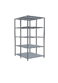 SCHULTE Lagertechnik GR Steck-Doppel MULTIplus 2x5 Bd. 2000x1000x(2x600) Grundfeld 5 Böden vzk Produktbild