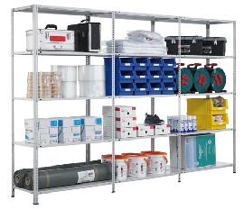 SCHULTE Lagertechnik Schraubregal AR 150 kg 3000x1000x300mm 7Böd verz Produktbild