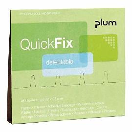 plum Nachfüllpackung QuickFix m. 45 Pfla ster., blau Produktbild
