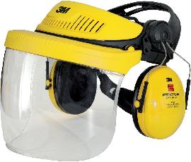 3M Schutzhelm G500 gelb m.H510P3E m.Poly car.5F-11 Produktbild