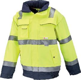 FORTIS Warnjacke ARTHUR, gelb/marine, Gr.S, FORTIS Produktbild