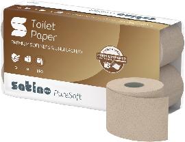 Satino PureSoft Toilettenpapier Kleinrol len 3-lagig 250 Blatt Produktbild