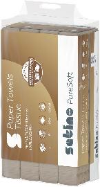 Satino PureSoft Handtuchpapier W-Falz 2- lagig 20,6 x 32 cm Produktbild