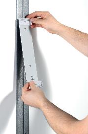 VARIO Sichttafelsystem magnetischer Wand halter 10 Sichttafeln A4 Produktbild
