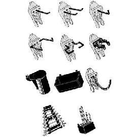raaco Super Clip-Set 53-Tlg. Raaco Nr. 110532 Produktbild