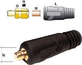 Schweißkabelstecker 400 A(35-50 qmm), Z 21 mm Produktbild
