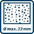 Bosch PRO Akku-Bohrhammer mit ONECHUCK GBH 18V-22 X Produktbild img9 S