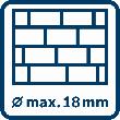 Bosch PRO Akku-Bohrhammer mit SDS plus GBH 18V-18, 2 x Akku GBA 18V 2.0Ah,Handwerkerkoffer Produktbild img12 S