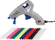 Dremel Heißklebepistole 930, 12 Farb-Klebestifte (7 mm), 6 Klebestifte (7 mm) Produktbild