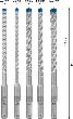 Bosch EXPERT SDS plus-7X Hammerbohrer-Set, 6/6/8/8/10x100x165 mm, 5-tlg. Produktbild img5 S