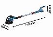 Bosch PRO Trockenbauschleifer GTR 55-225 im Handwerkerkoffer Produktbild img3 S