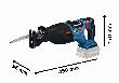 Bosch PRO Akku-Säbelsäge GSA 18V-28 in L-BOXX Produktbild img3 S