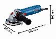 Bosch PRO Winkelschleifer GWS 12-125 S Produktbild img3 S