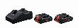 Bosch PRO Starter-Set 2 x ProCORE18V 4.0Ah + GAL 18V-40 Produktbild img2 S