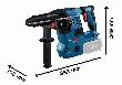 Bosch PRO Akku-Bohrhammer mit SDS plus GBH 18V-28 CF in L-BOXX Produktbild img3 S