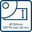 Bosch PRO Absaughaube Full Cover GDE 230 FC-T, Systemzubehör Produktbild img11 S