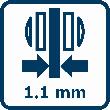 Bosch PRO Akku-Kettensäge GKE 18V-40, 1x EXBA18V-55 Produktbild img15 S