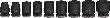 Bosch PRO Impact Steckschlüsselsatz Set, 3/8", Standard, 9-tlg. Produktbild