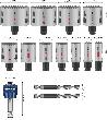 Bosch PRO Multi Material PC Plus Lochsägen-Set, 20, 68, 76 mm, 14-tlg. Produktbild img4 S